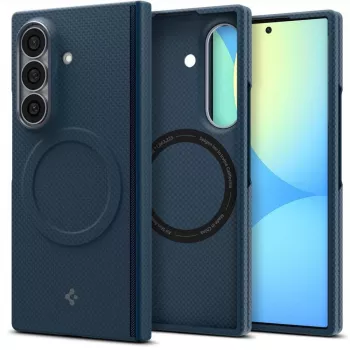 Spigen AirSkin Aramid MagSafe -kotelo Samsung Galaxy Z Fold 8 Ultra - Navy