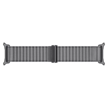 Samsung Trail -ranneke Galaxy Watch Ultra & Ultra2, harmaa, kudottu nylon, M/L