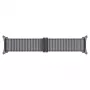 Samsung Trail -ranneke Galaxy Watch Ultra & Ultra2, harmaa, kudottu nylon, M/L