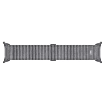 Samsung Trail -ranneke Galaxy Watch Ultra & Ultra2, harmaa, kudottu nylon, M/L