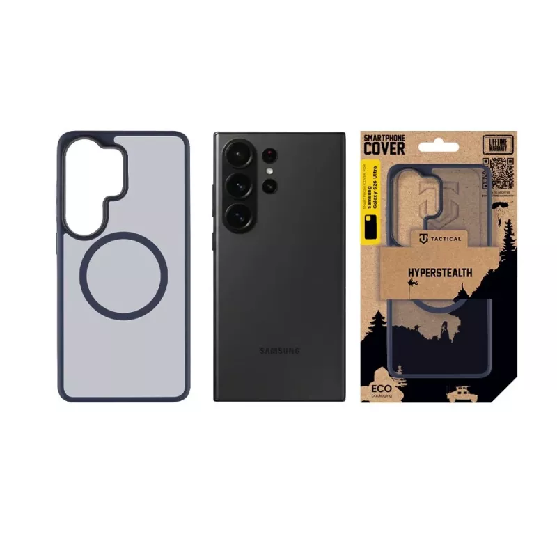 Taktinen takakansi MagForce Hyperstealth Galaxy S26 Ultra tummansininen