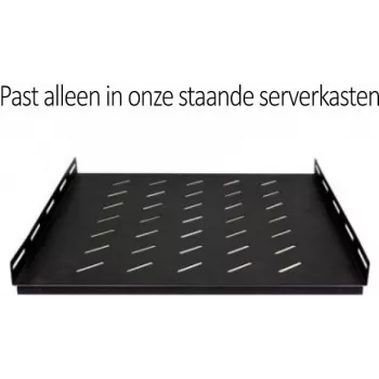 DSIT DS-FH100 kiinteä hylly 1000 mm syviin palvelinkehikoihin, 1U, 19 tuuman, musta