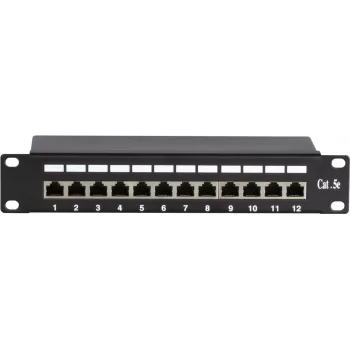 DSIT DS-10Patch5-12FTP 10 tuuman 12-porttinen FTP Cat 5e patch-paneeli