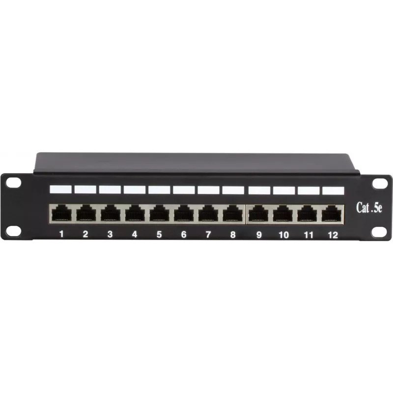 DSIT DS-10Patch5-12FTP 10 tuuman 12-porttinen FTP Cat 5e patch-paneeli