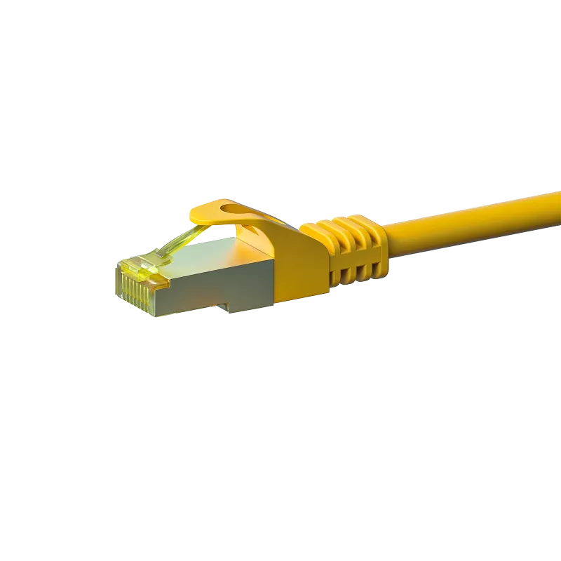 DSIT Cat.7 S/FTP -verkkokaapeli, RJ45, keltainen, 2 m