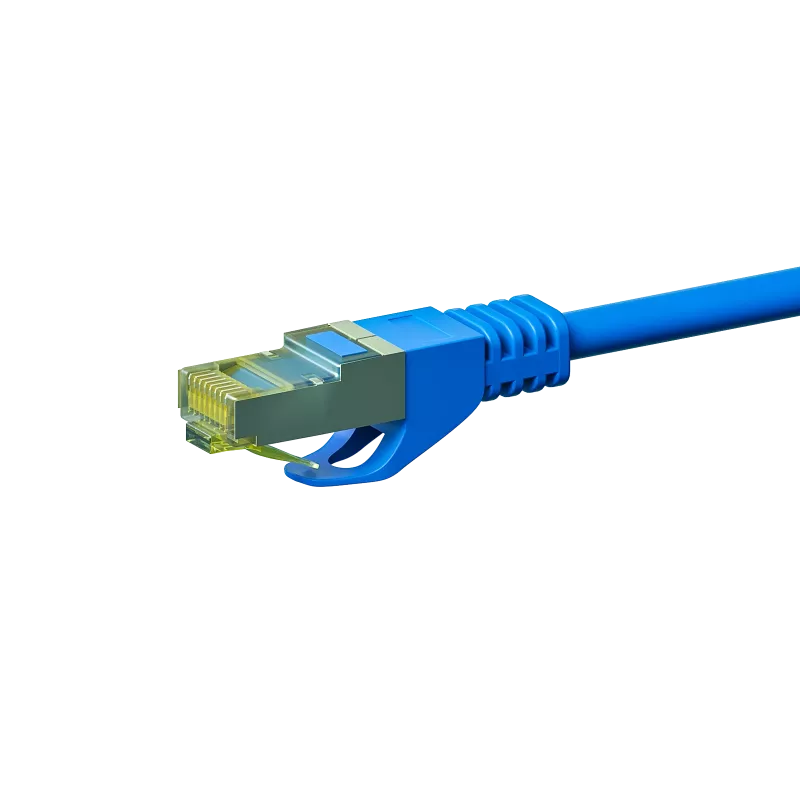 DSIT Cat.7 S/FTP (PiMF) RJ45 -verkkokaapeli, sininen, 3 m
