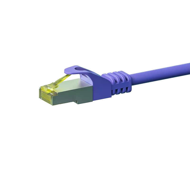 DSIT Cat.7 S/FTP (PiMF) RJ45 -verkkokaapeli, violetti, 3 m