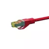 DSIT Cat.7 S/FTP PiMF RJ45 -verkkokaapeli, punainen, 50 m (DC-75-500)