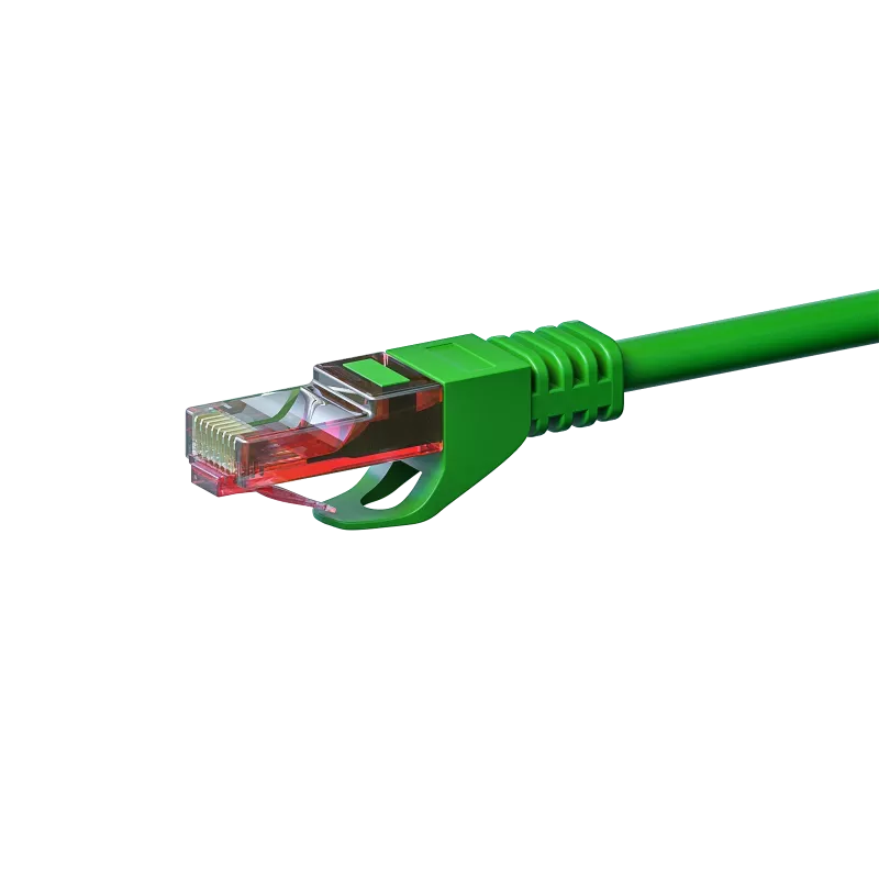 DSIT CAT6 U/UTP -verkkokaapeli, 5 m, vihreä, 100 % kuparia (DC-63-050)