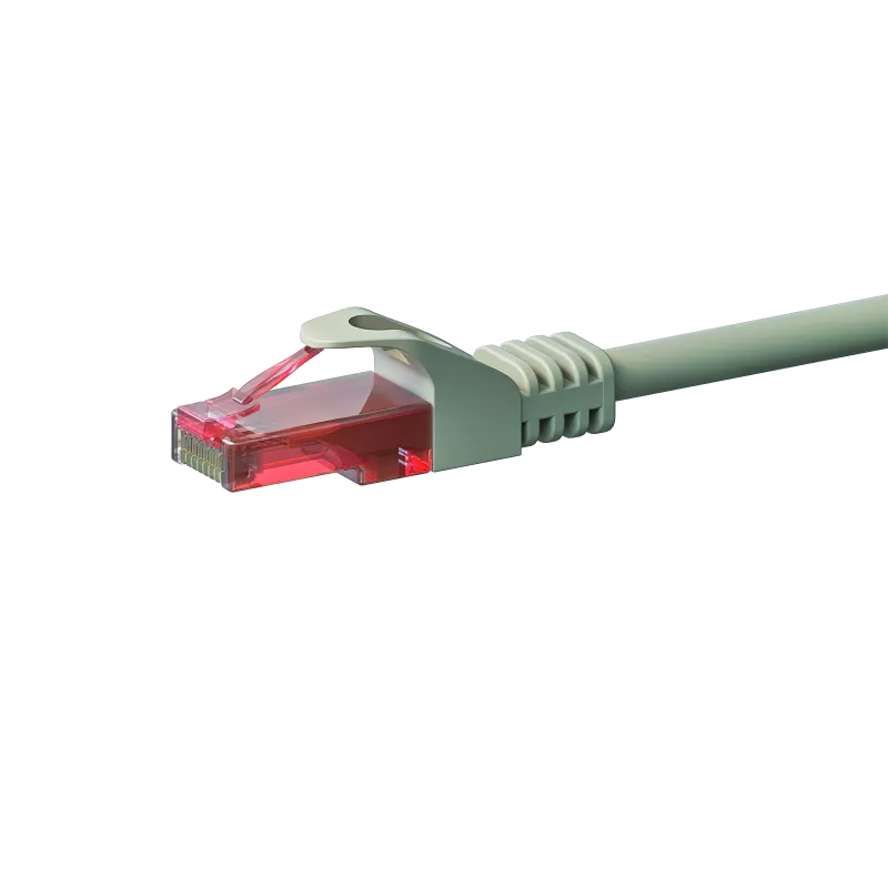 DSIT CAT6 -verkkokaapeli U/UTP 7,5 m harmaa 100 % kuparia (DC-61-075)
