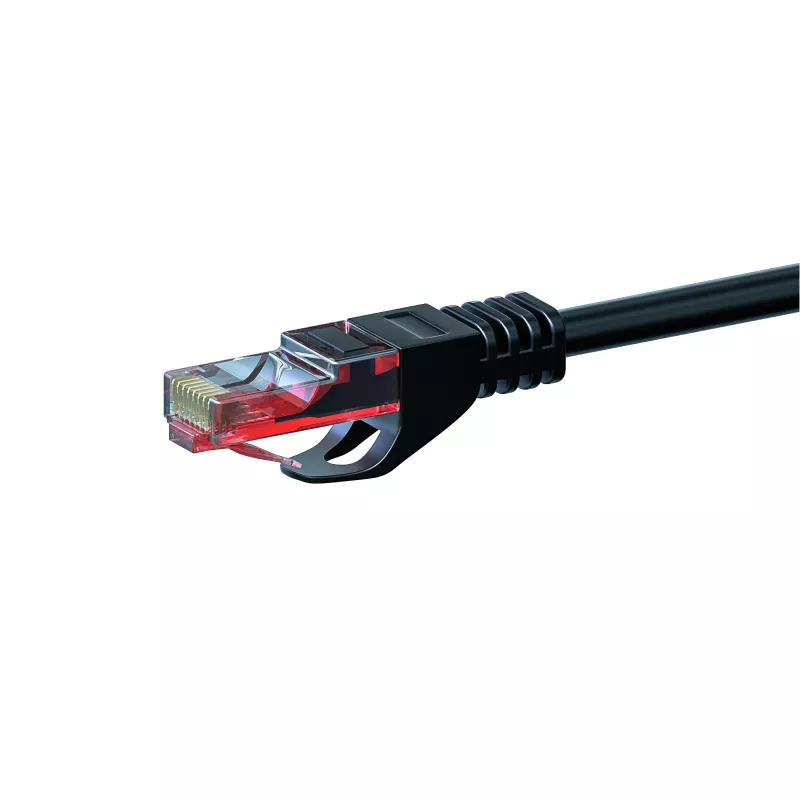 DSIT CAT6 U/UTP -verkkokaapeli, 50 m, musta, 100 % kupari (DC-60-500)