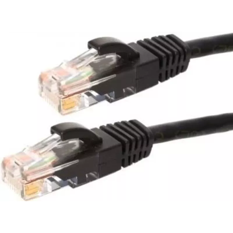 DSIT CAT6 U/UTP -verkkokaapeli, 50 m, musta, 100 % kupari (DC-60-500)