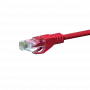 DSIT CAT5e verkkokaapeli U/UTP 0,5 m punainen 100% kupari RJ45 Ethernet-kaapeli