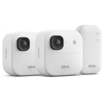 Langaton turvakamerajärjestelmä (2 kameraa) Amazon Blink Outdoor 2K+, valkoinen (B0F9632B4F)