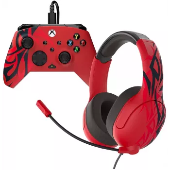 Ohjain- ja kuulokepaketti Turtle Beach Airlite & Rematch Xboxille, Spirit Red (TBC-2201-65)