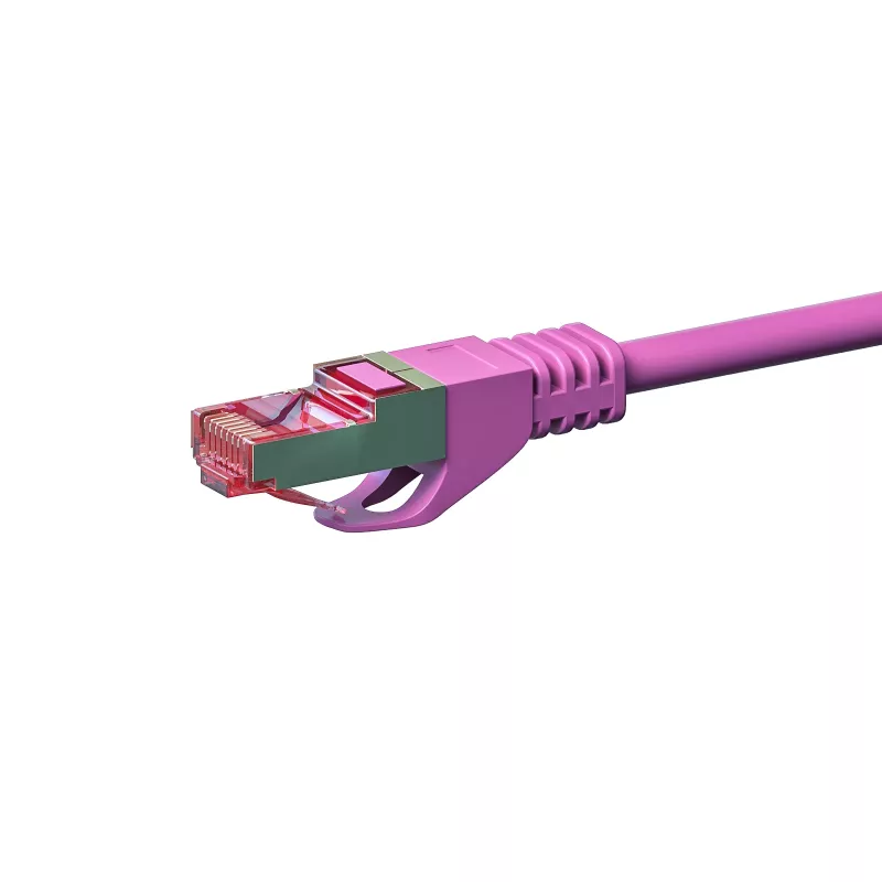 DSIT CAT 6 S/FTP LSOH verkkopatchkaapeli, 30 m, pinkki