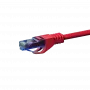 DSIT UTP CAT6a 0,25 m punainen 100 % kupari-patchkaapeli (DC-U6A5-002)