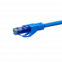 DSIT UTP CAT6a -verkkokaapeli, 100 % kupari, sininen, 0,25 m (DC-U6A4-002)