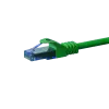 DSIT CAT6a U/UTP 100 % kupari patchkaapeli, RJ45, 1,5 m, vihreä