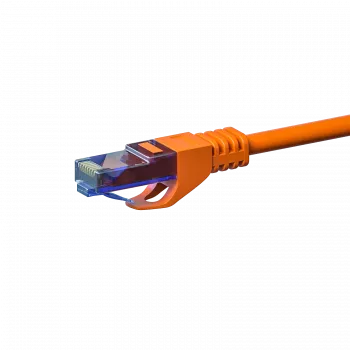 DSIT CAT6a U/UTP 100 % kupari patchkaapeli, 1,5 m, oranssi