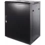 DSIT 12U seinäasennettava palvelinkaappi metalliovella 600x600x635 mm
