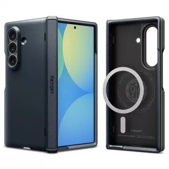 SPIGEN Slim Armor Pro MagSafe -kotelo Samsung Galaxy Z Fold 8 Ultra -puhelimelle - Metal Slate