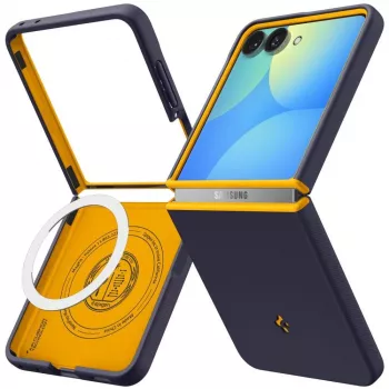 Spigen Nano Pop MagSafe -kotelo Samsung Galaxy Z Flip 8 -puhelimelle - Blueberry Navy