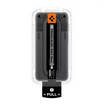 Spigen Glas.tR EZ Fit Pro 2 kpl:n pakkaus karkaistusta lasista valmistettu näytönsuojalasi Samsung Galaxy A27 5G -puhelimelle - kirkas