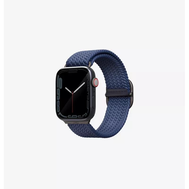 UNIQ Aspen Braided Loop -ranneke Apple Watch 42/41/40mm sarja 1-11/SE/SE2/SE3 - graniitinharmaa
