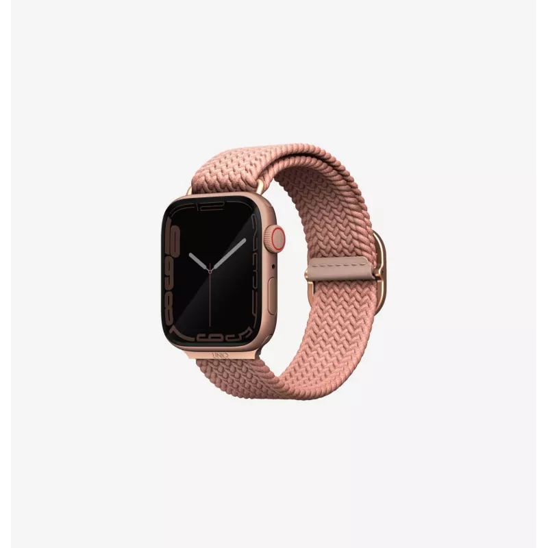 UNIQ Aspen Braided Loop -ranneke Apple Watch 42/41/40mm sarja 1-11/SE/SE2/SE3 - graniitinharmaa