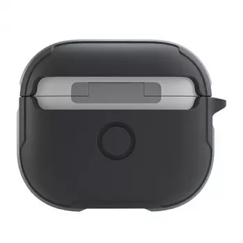 UNIQ Valencia antibakteerinen kuori AirPods 3. sukupolvelle, harmaa