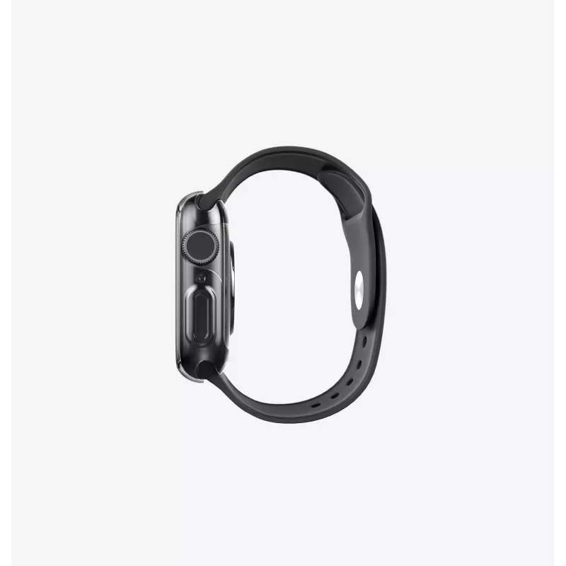 UNIQ Garde kuori Apple Watch Series 7/8/9 41mm savunharmaa
