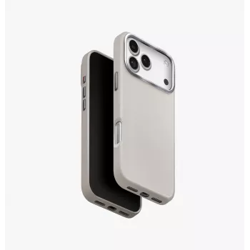 UNIQ Lyden MagClick latauskotelo iPhone 17 Pro Max - savi