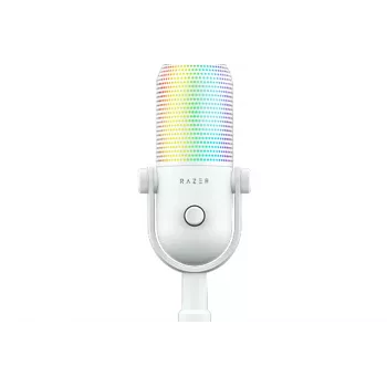 RAZER Seiren V3 Chroma 32-bit DSP USB-kondensaattorimikrofoni RGB-valaistuksella - valkoinen