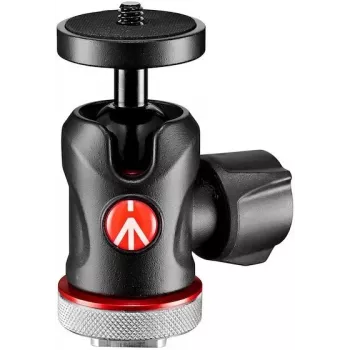 Manfrotto MH492LCD-BH kuulapää kameran salamakenkään, musta