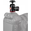 Manfrotto MH492LCD-BH kuulapää kameran salamakenkään, musta
