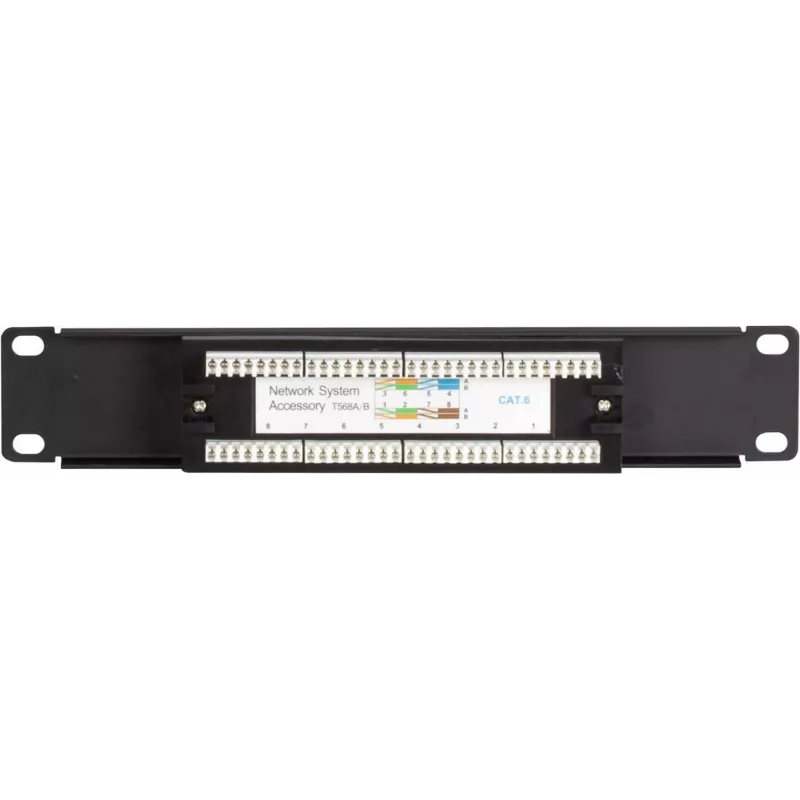 DSIT DS-10Patch6-8UTP 10 tuuman 8-porttinen UTP CAT 6 -patchpaneeli