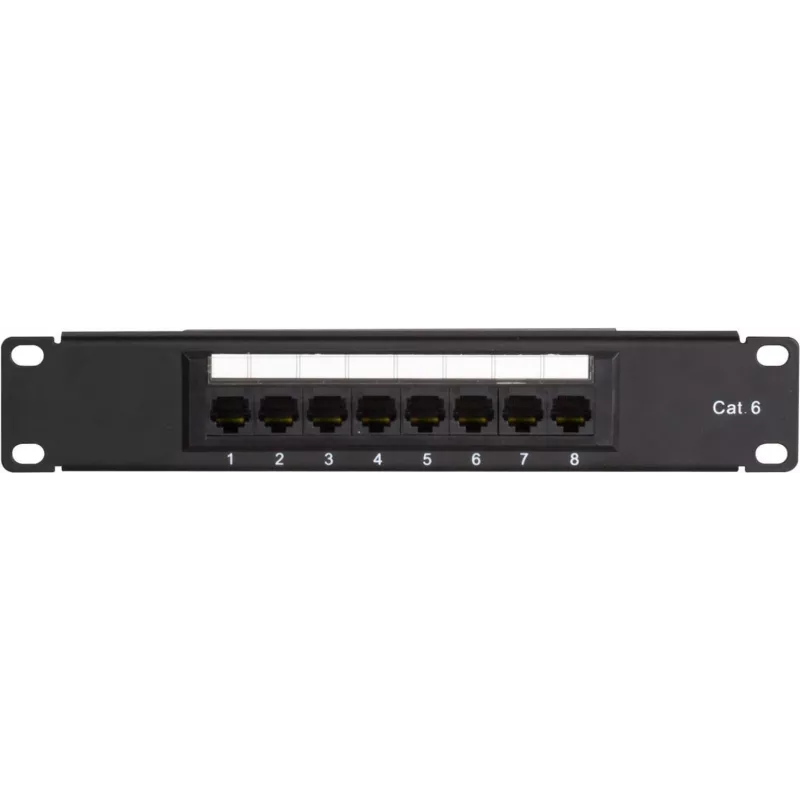 DSIT DS-10Patch6-8UTP 10 tuuman 8-porttinen UTP CAT 6 -patchpaneeli