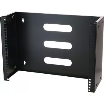 DSIT 8U 19 tuuman seinäasennettava kiinteä kehys, 180 mm syvyys, musta (DS-WMB8-S)