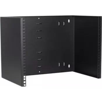 DSIT DS-WMB8-M 8U 19 tuuman kiinteä seinäkiinnike räkkikotelo, 300 mm syvyys, musta