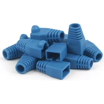 DSIT DANICOM RJ45 suojatulppa sininen - 10 kpl (DC-RJ45-BOOT-BLUE-10PCE)