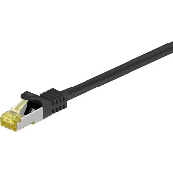 DSIT RJ45 verkkokaapeli S/FTP (PiMF) Cat.7 raakakaapelilla, musta, 15 m (DC-70-150)