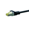 DSIT RJ45 verkkokaapeli S/FTP (PiMF) Cat.7 raakakaapelilla, musta, 15 m (DC-70-150)