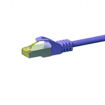 DSIT Cat.7 S/FTP PiMF RJ45 verkkokaapeli, violetti, 30 m