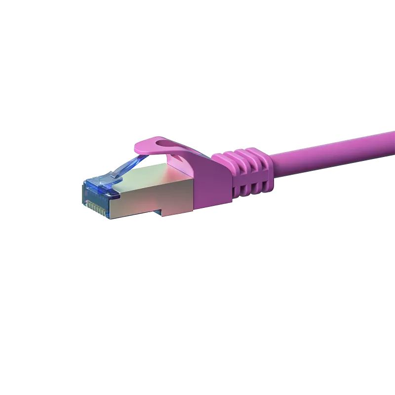 DSIT CAT 6a LSOH S/FTP verkkokaapeli 1,5 m pinkki