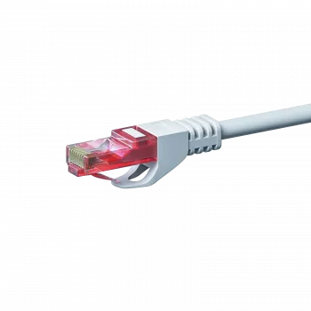 DSIT CAT6 U/UTP Ethernet-verkkokaapeli, 0,25 m, valkoinen, 100 % kuparia