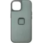 Kuori Peak Design Mobile Everyday Fabric Apple iPhone 14 -puhelimelle, Sage (M-MC-AX-SG-1)
