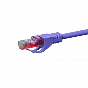 DSIT DC-68-075 CAT6 U/UTP verkkokaapeli, 7,5 m, violetti, 100 % kuparia