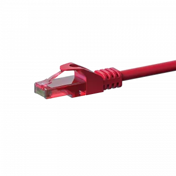 DSIT CAT6 verkkokaapeli 100% kuparia - U/UTP - 10 metriä - punainen (DC-65-100)
