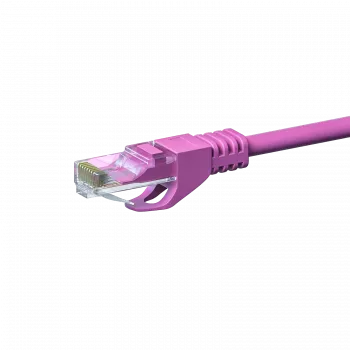 DSIT CAT 6 verkkokaapeli U/UTP - 0,25 m - pinkki - CCA (DC-C69-002)